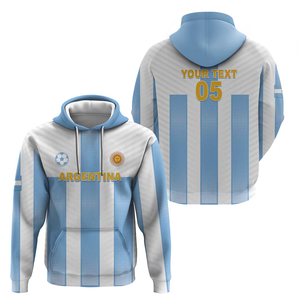 Custom Argentina Football Hoodie Albiceleste Unique Style