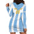 Custom Argentina Football Hoodie Dress Albiceleste Unique Style