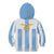 Custom Argentina Football Kid Hoodie Albiceleste Unique Style