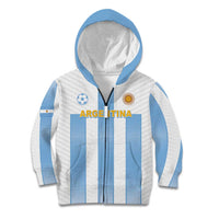 Custom Argentina Football Kid Hoodie Albiceleste Unique Style