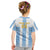 Custom Argentina Football Kid T Shirt Albiceleste Unique Style