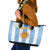 Argentina Football Leather Tote Bag Albiceleste Unique Style