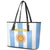 Argentina Football Leather Tote Bag Albiceleste Unique Style