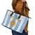 Argentina Football Leather Tote Bag Albiceleste Unique Style