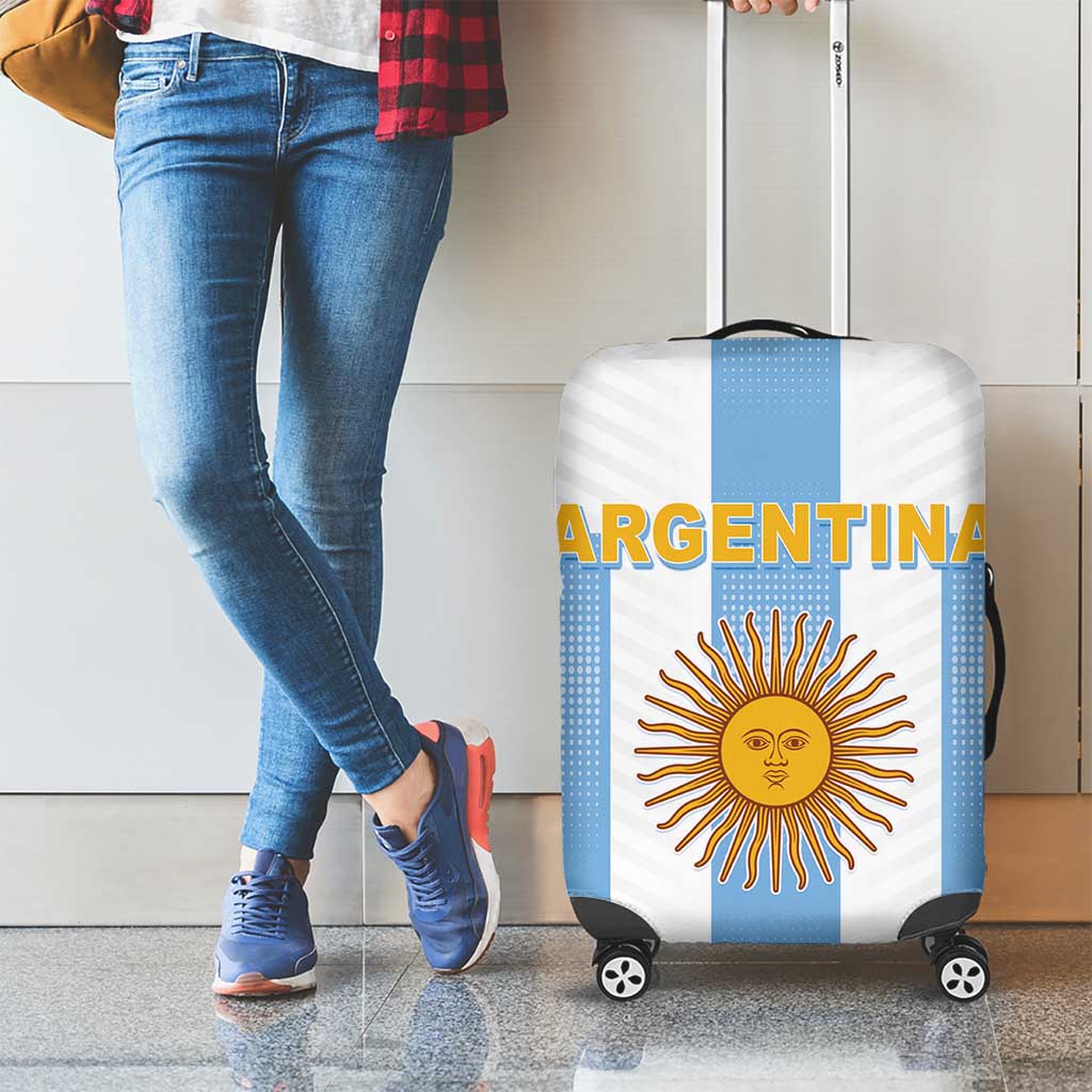 Argentina Football Luggage Cover Albiceleste Unique Style