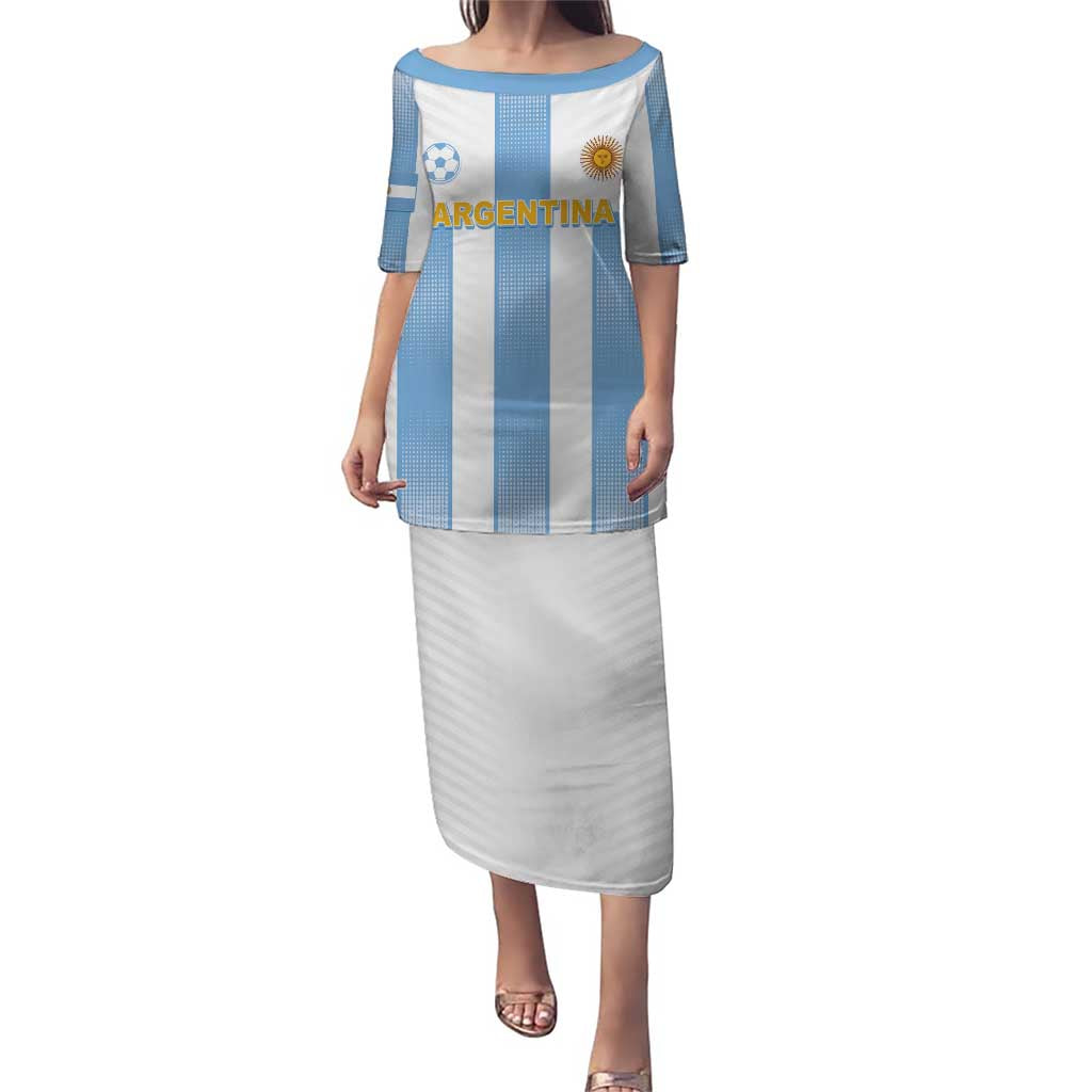 Custom Argentina Football Puletasi Albiceleste Unique Style