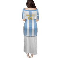Custom Argentina Football Puletasi Albiceleste Unique Style