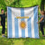 Argentina Football Quilt Albiceleste Unique Style