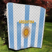 Argentina Football Quilt Albiceleste Unique Style