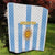 Argentina Football Quilt Albiceleste Unique Style