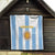 Argentina Football Quilt Albiceleste Unique Style