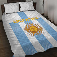Argentina Football Quilt Bed Set Albiceleste Unique Style