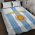 Argentina Football Quilt Bed Set Albiceleste Unique Style
