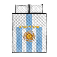 Argentina Football Quilt Bed Set Albiceleste Unique Style