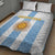 Argentina Football Quilt Bed Set Albiceleste Unique Style