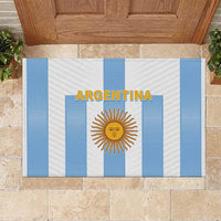 Argentina Football Rubber Doormat Albiceleste Unique Style