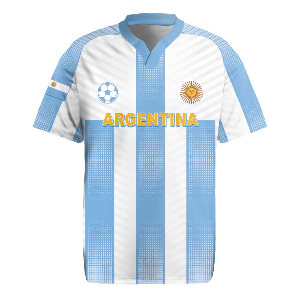 Custom Argentina Football Rugby Jersey Albiceleste Unique Style