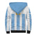 Custom Argentina Football Sherpa Hoodie Albiceleste Unique Style