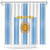Argentina Football Shower Curtain Albiceleste Unique Style