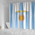 Argentina Football Shower Curtain Albiceleste Unique Style