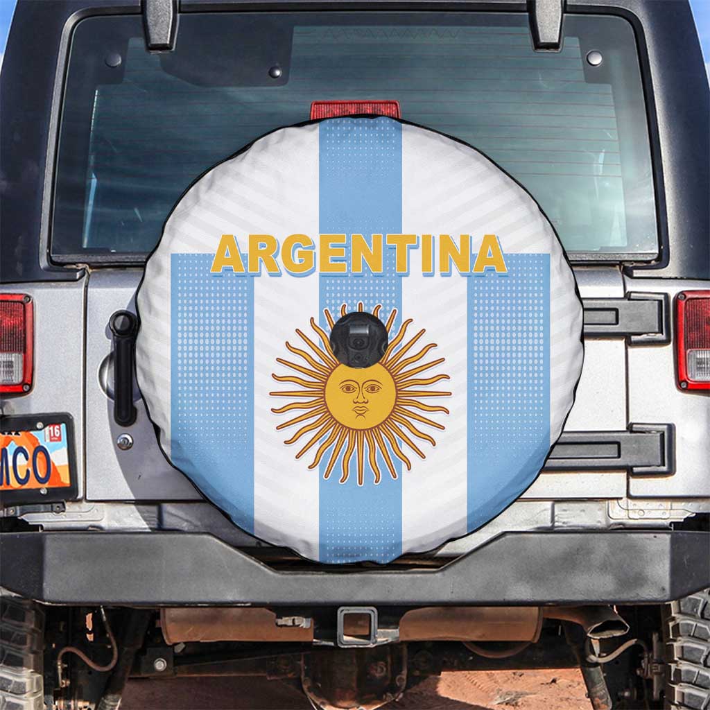 Argentina Football Spare Tire Cover Albiceleste Unique Style