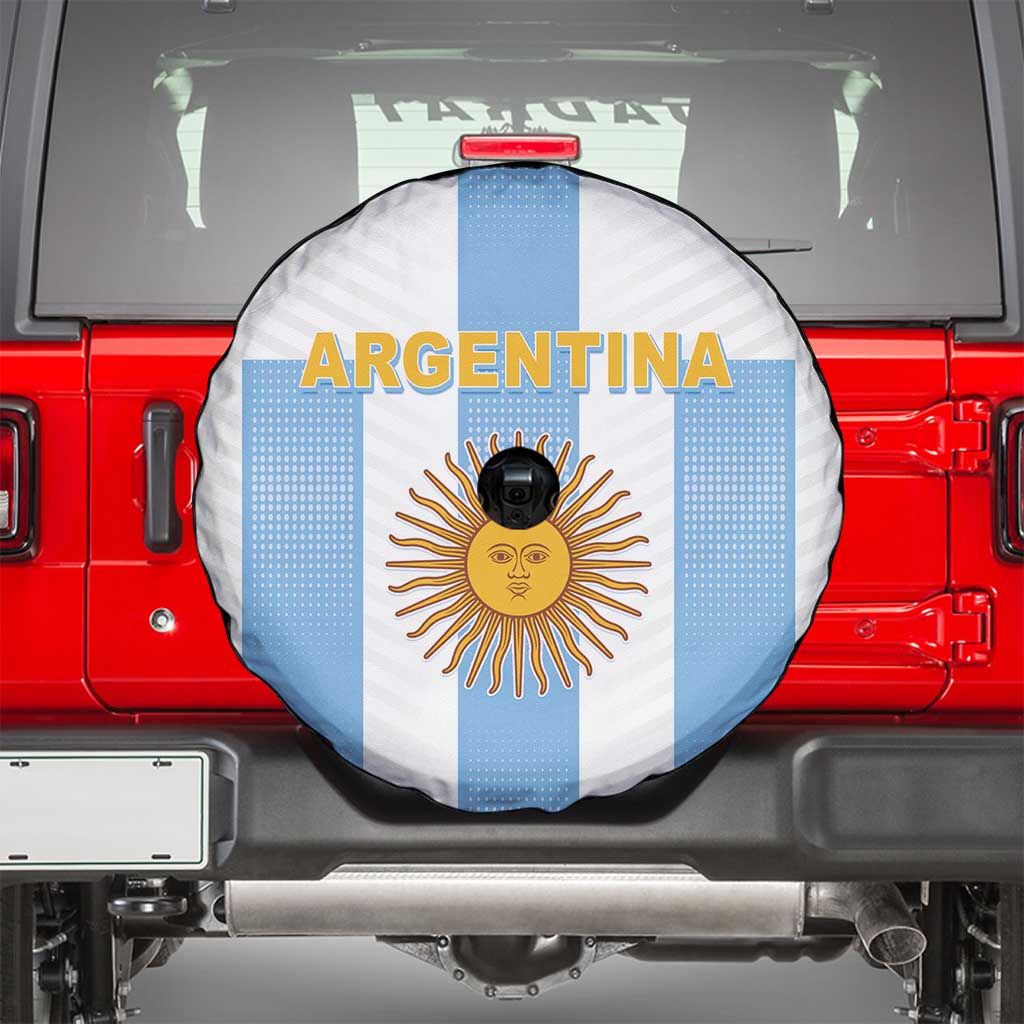 Argentina Football Spare Tire Cover Albiceleste Unique Style