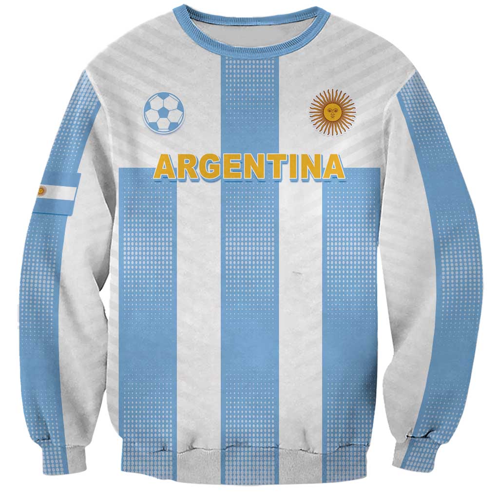 Custom Argentina Football Sweatshirt Albiceleste Unique Style