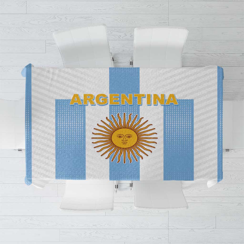 Argentina Football Tablecloth Albiceleste Unique Style