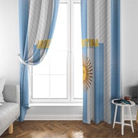 Argentina Football Window Curtain Albiceleste Unique Style