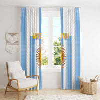 Argentina Football Window Curtain Albiceleste Unique Style
