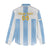 Custom Argentina Football Women Casual Shirt Albiceleste Unique Style