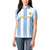Custom Argentina Football Women Polo Shirt Albiceleste Unique Style