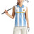 Custom Argentina Football Women Sleeveless Polo Shirt Albiceleste Unique Style