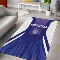 Argentina 2025 Football Area Rug Purple Version