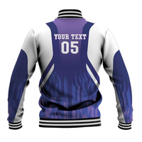 Custom Argentina 2025 Football Baseball Jacket Purple Version