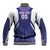 Custom Argentina 2025 Football Baseball Jacket Purple Version