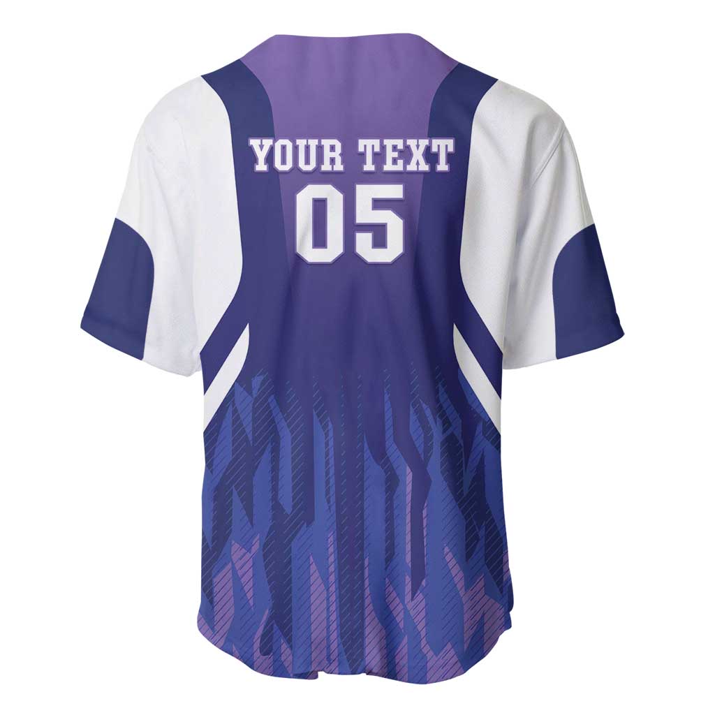 Custom Argentina 2025 Football Baseball Jersey Purple Version