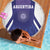 Argentina 2025 Football Beach Blanket Purple Version