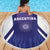 Argentina 2025 Football Beach Blanket Purple Version