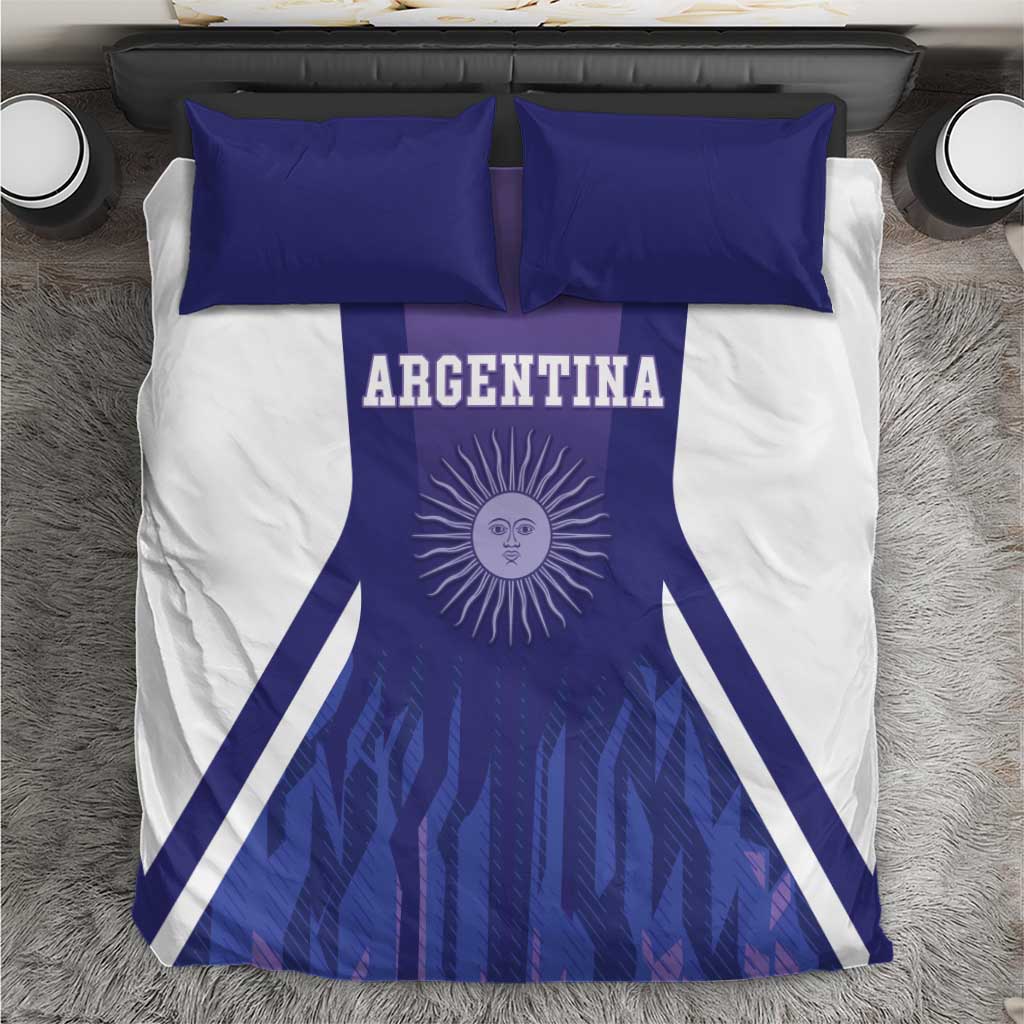 Argentina 2025 Football Bedding Set Purple Version