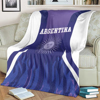 Argentina 2025 Football Blanket Purple Version