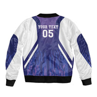 Custom Argentina 2025 Football Bomber Jacket Purple Version