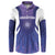 Custom Argentina 2025 Football Button Sweatshirt Purple Version