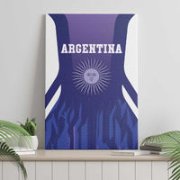 Argentina 2025 Football Canvas Wall Art Purple Version