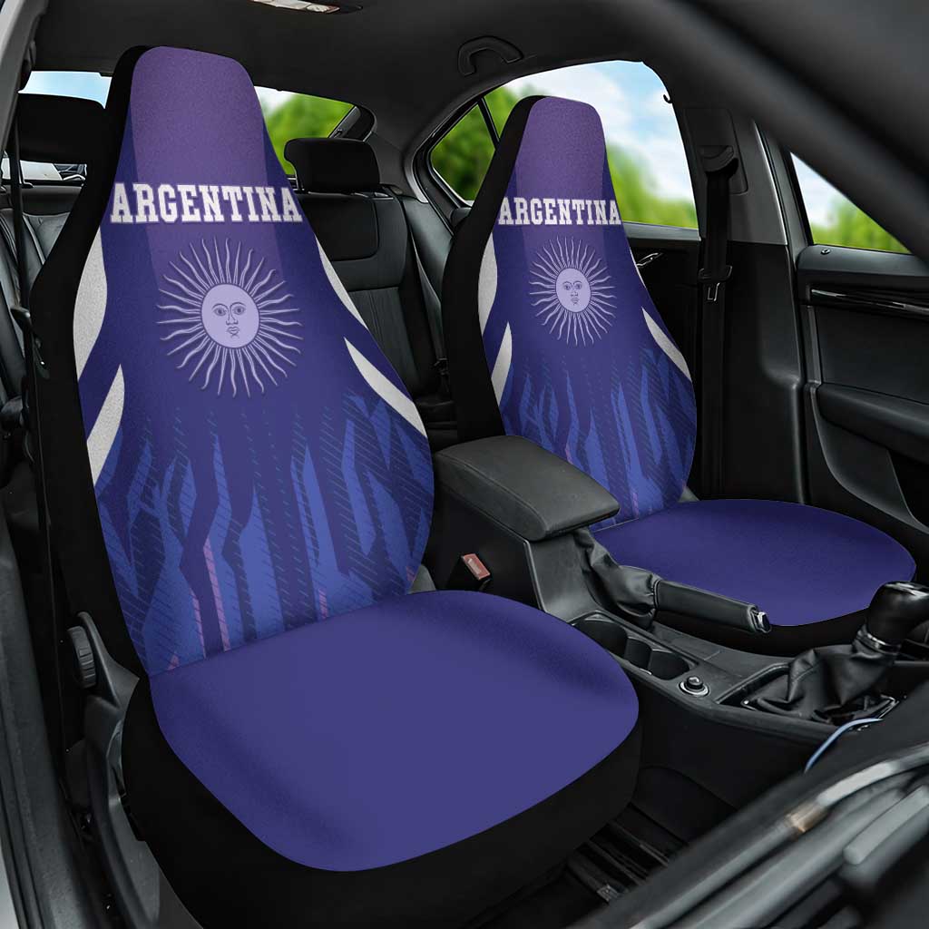 Argentina 2025 Football Car Seat Cover Purple Version