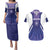 Custom Argentina 2025 Football Couples Matching Puletasi and Hawaiian Shirt Purple Version
