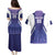 Custom Argentina 2025 Football Couples Matching Puletasi and Hawaiian Shirt Purple Version