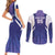 Custom Argentina 2025 Football Couples Matching Short Sleeve Bodycon Dress and Long Sleeve Button Shirt Purple Version