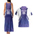 Custom Argentina 2025 Football Couples Matching Tank Maxi Dress and Hawaiian Shirt Purple Version