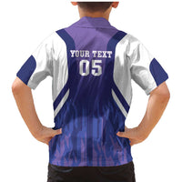 Custom Argentina 2025 Football Family Matching Mermaid Dress and Hawaiian Shirt Purple Version